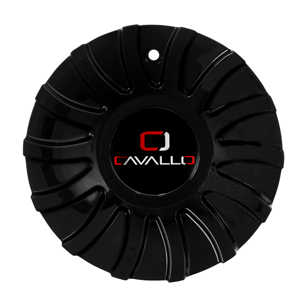 CLV-43 Cap Black For Gloss Black For 22", 24", 26" Wheels.