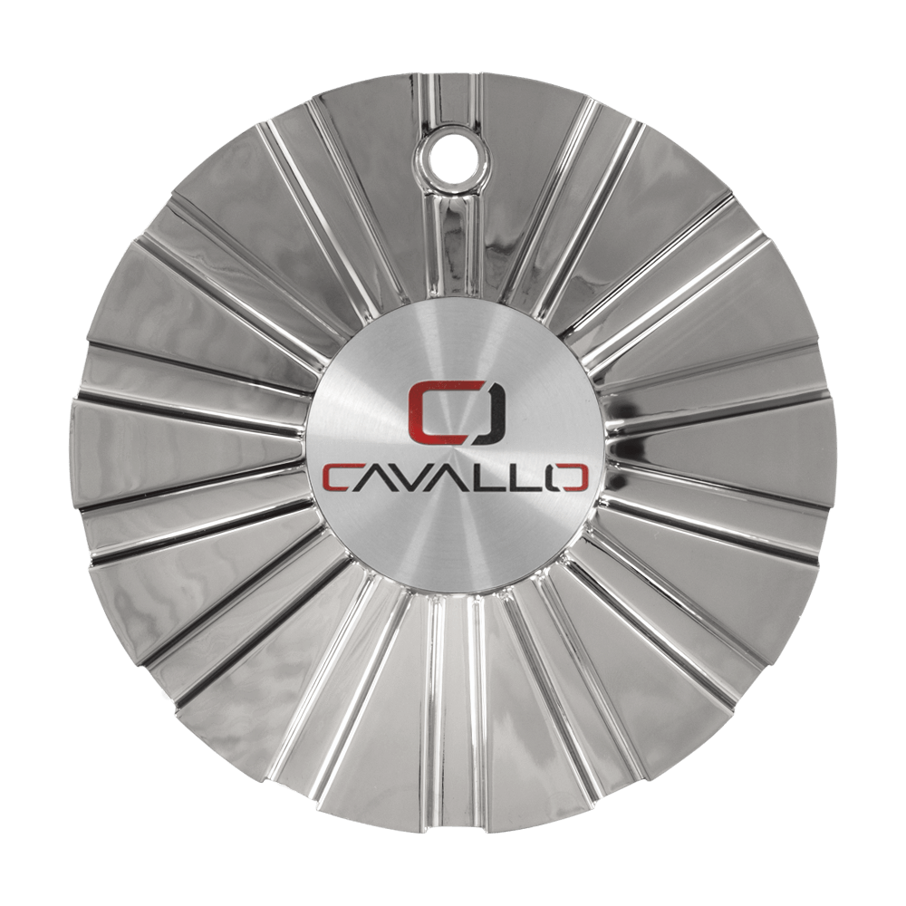Clv-6 Cap Chrome For 18X8.5" - 20",22" Wheels
