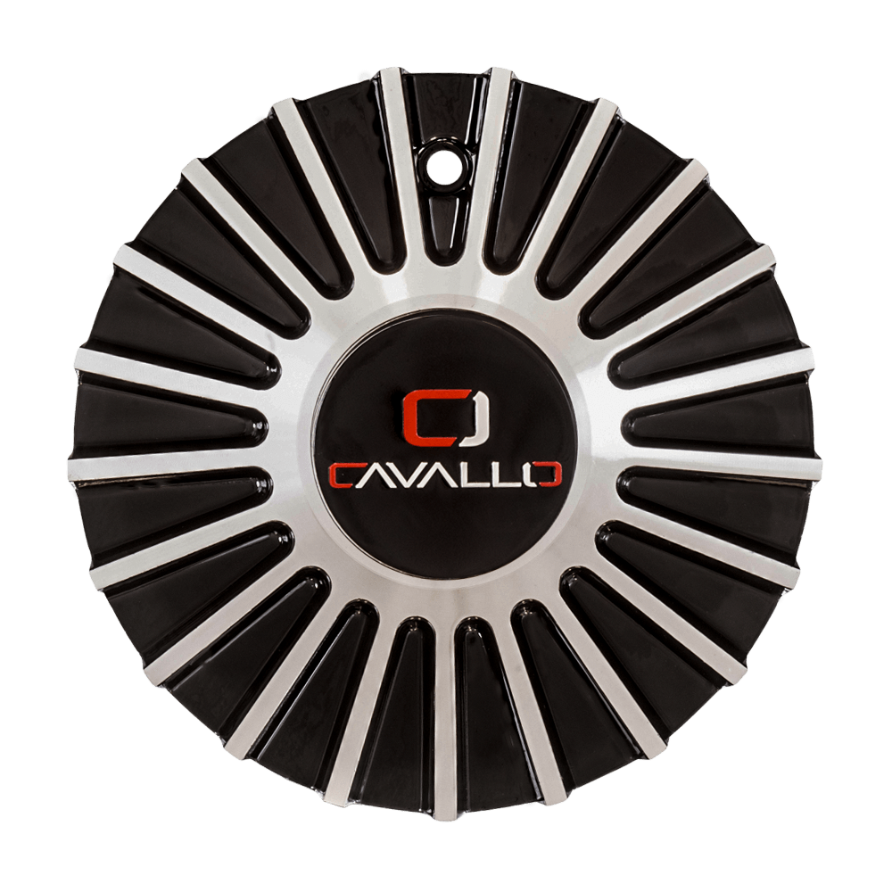 CLV-32 Cap Machined For Black Machined 20", 22" Wheels.