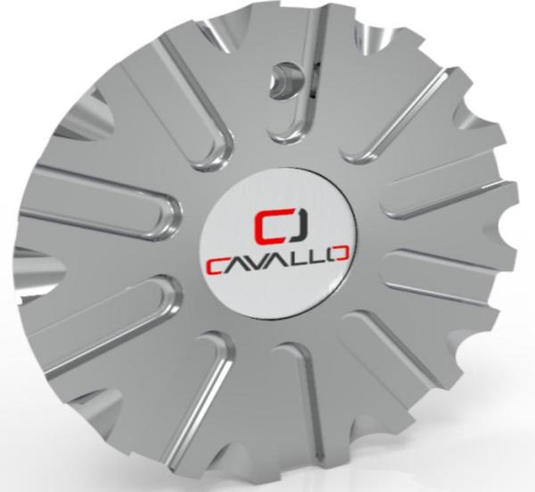 Clv-10 Cap Chrome For 22X9.5