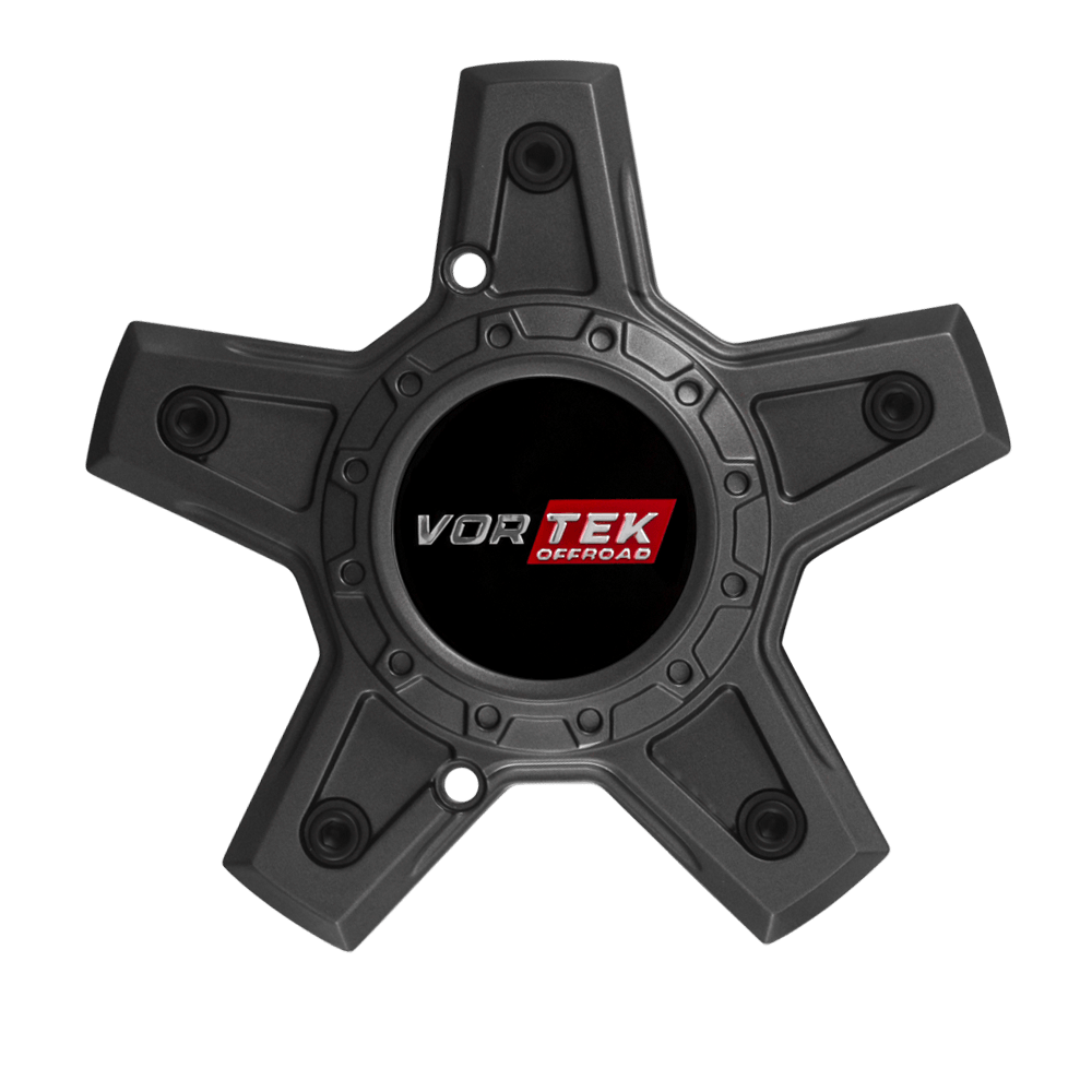 VRP Cap Black for Gloss Black/Black Diamond Cut Ring with Dark Tint 5 Lug VRP-501, VRP-502, VRP-503, VRP-504 Various Sizes