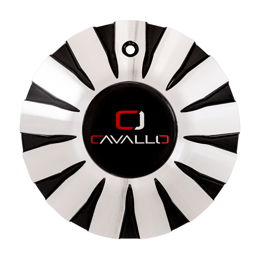 CLV-53 Cap Machined For Black Machined 22x9.5 Wheels.
