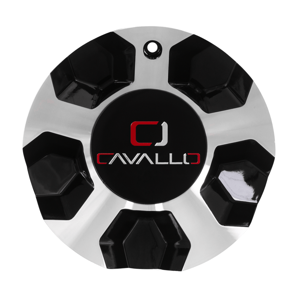 Clv-25 Cap Black And Machined For 22X9.5" - 24", 26" ,28" ,30" Wheels