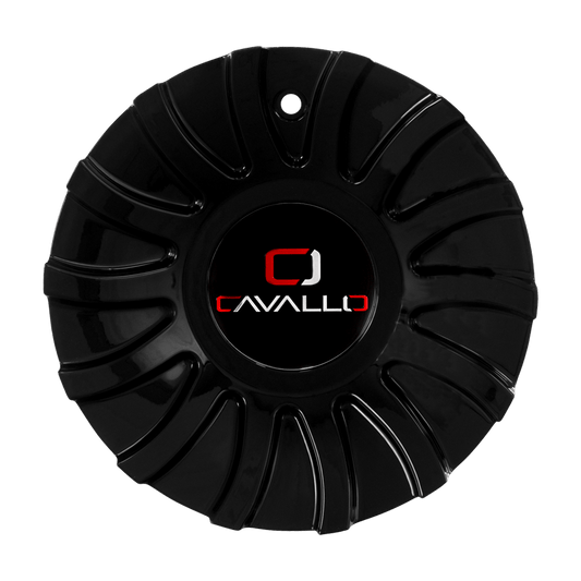 CLV-43 Cap Black For Gloss Black For 22", 24", 26" Wheels.
