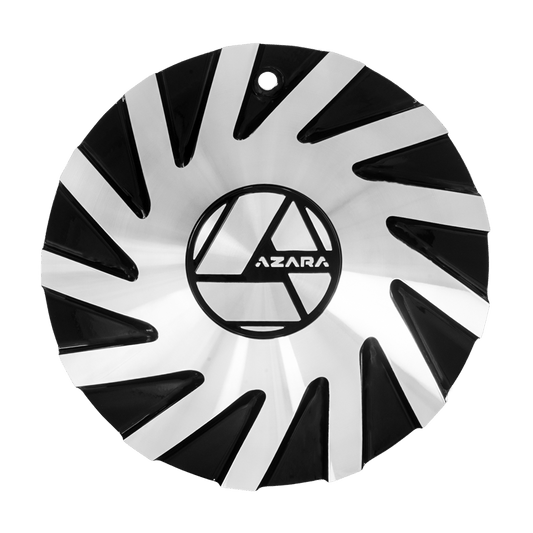 AZA-517 Cap Machined For Black Machined 20", 22", 24" Wheels.
