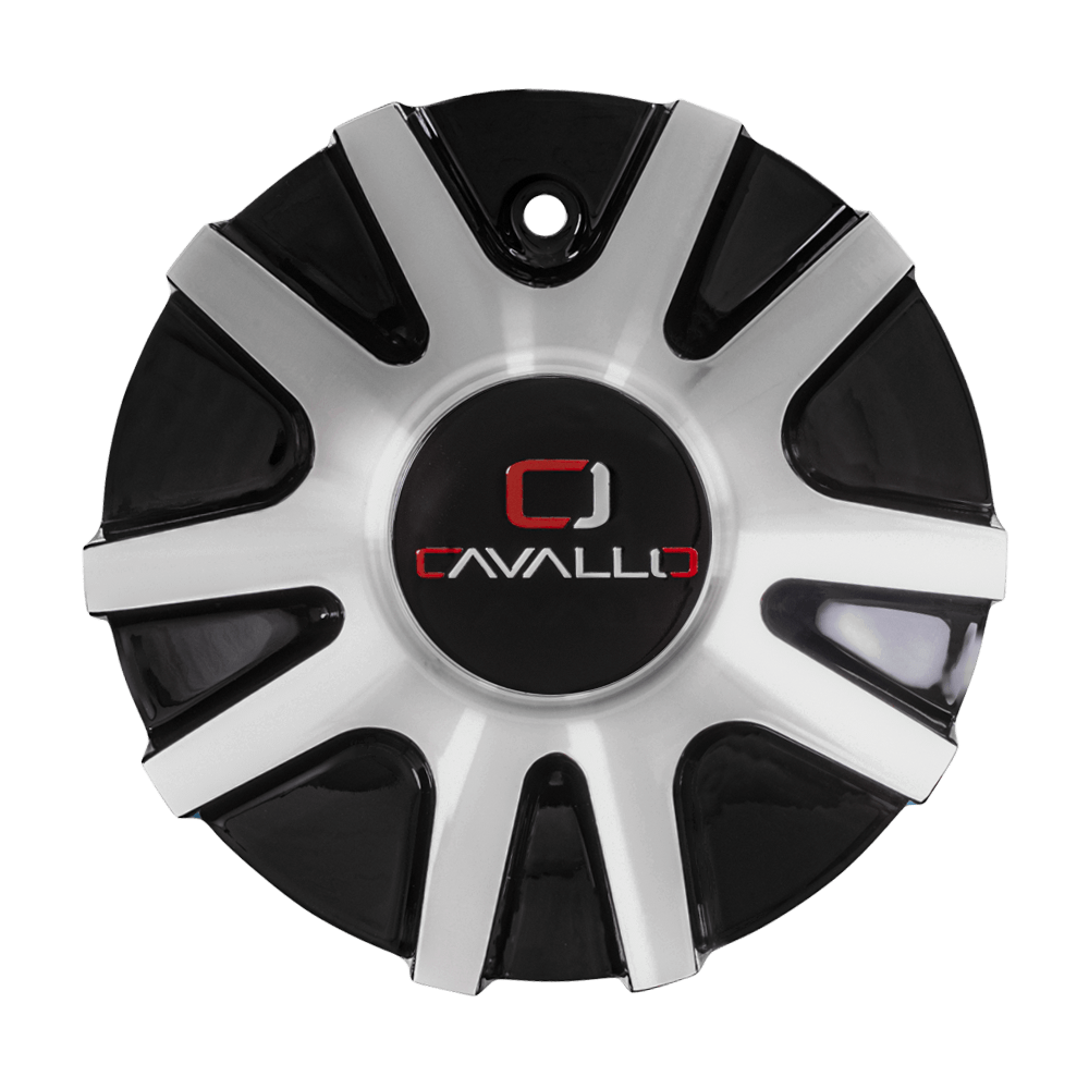 CLV-37 Cap Machined For Black Machined 18" Wheels.