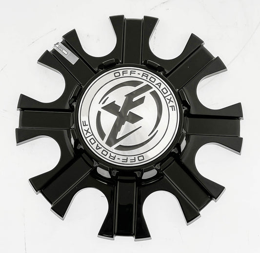 Xfx Cap Black For 8 Lug Wheels  Bolt in