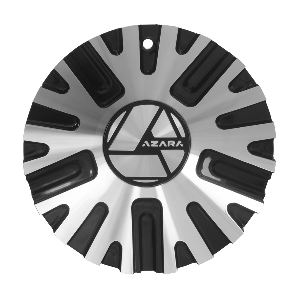 AZA-522 Cap Machined For Black Machined 20", 22", 24" Wheels.