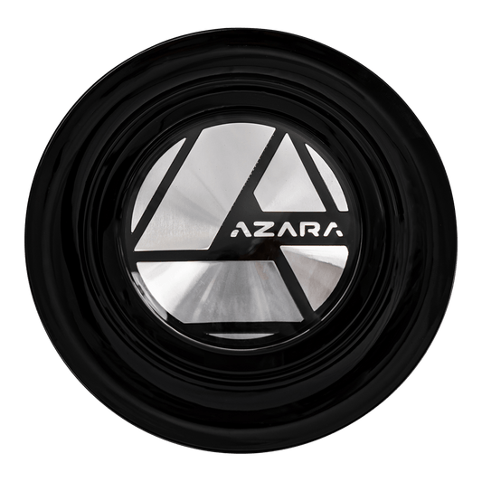 AZX-101, AZX-102, AZX-103 Cap Black For Gloss Black/Gloss Black & Milled(AZX-102 Gloss Black & Machined) 18",20",22x8.5,24" wheels.