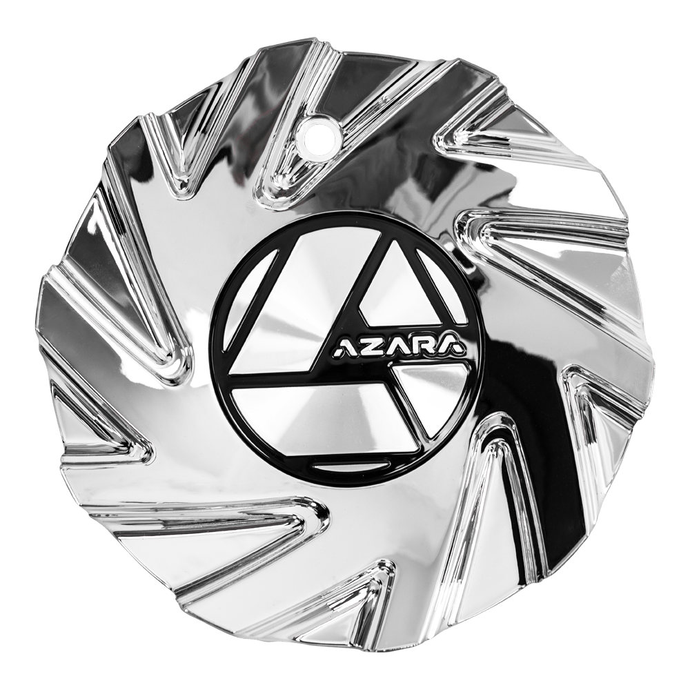 AZA-540 Cap Chrome For Nano Chrome For 18", 20", 22", 24", 26", 28", 30" Wheels.