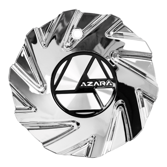 AZA-540 Cap Chrome For Nano Chrome For 18", 20", 22", 24", 26", 28", 30" Wheels.