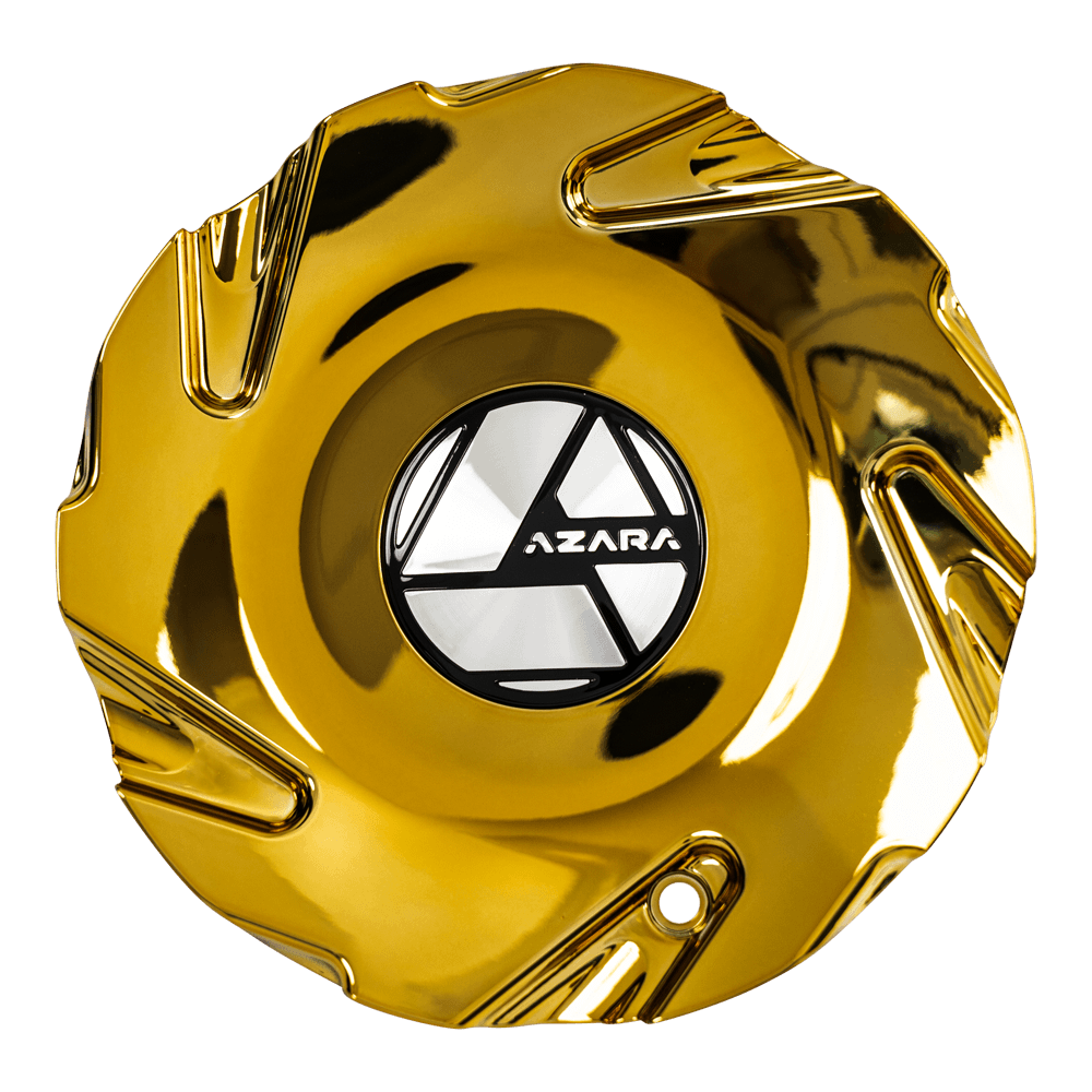 AZA-529 Cap Gold For Nano Gold For 18", 20", 22", 24" Wheels.