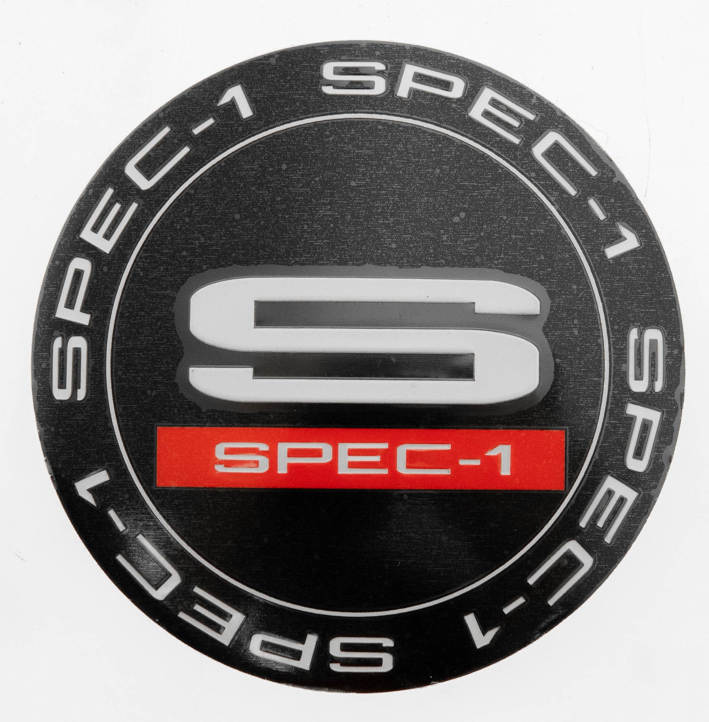 Spec-1 Cap Sticker Black Center W/ Black Ring For Sp-1