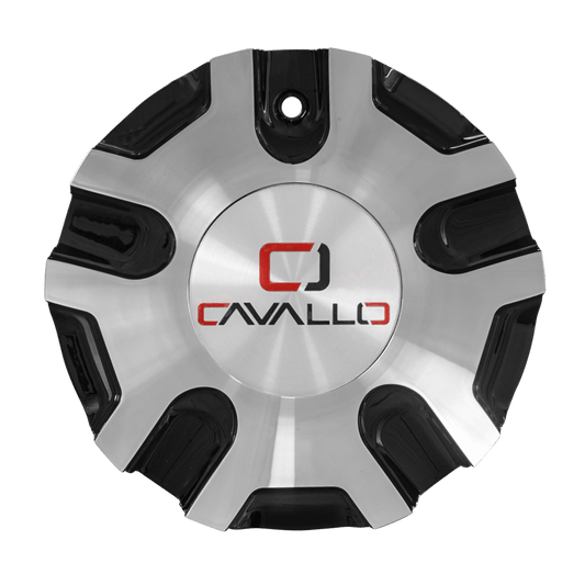 CLV-55 Cap Machined For Black Machined For 18", 20", 22", 24", 26" Wheels.