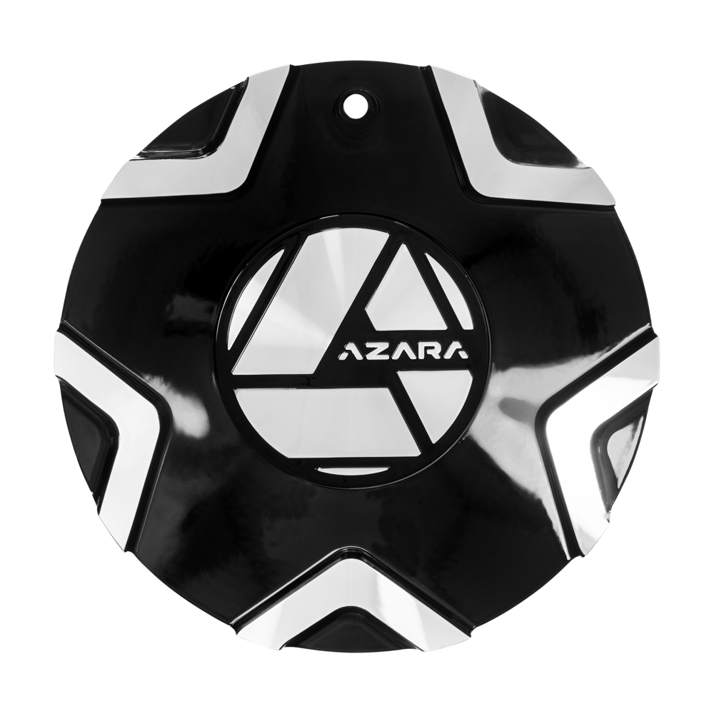 AZA-511 Cap Machined For Black Machined 20", 22", 24" Wheels.