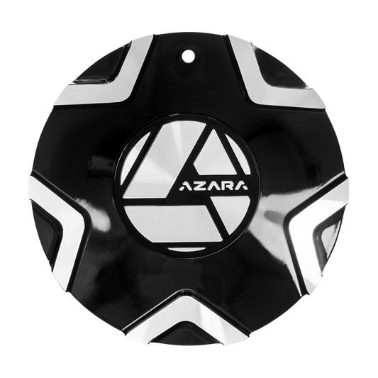 AZA-511 Cap Machined For Black Machined 20", 22", 24" Wheels.