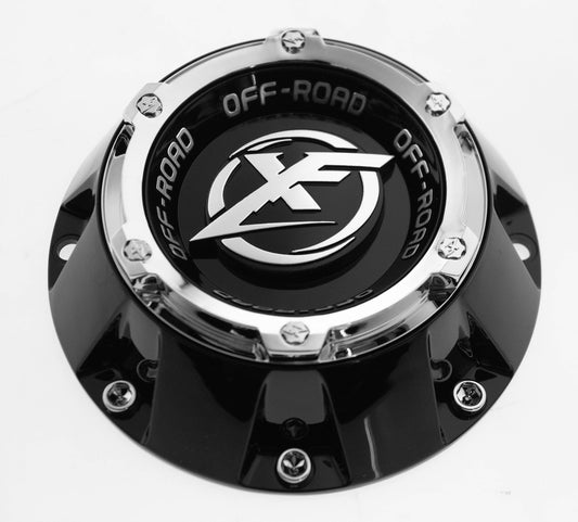 Xf Cap Small Gloss Black W/ Chrome Ring