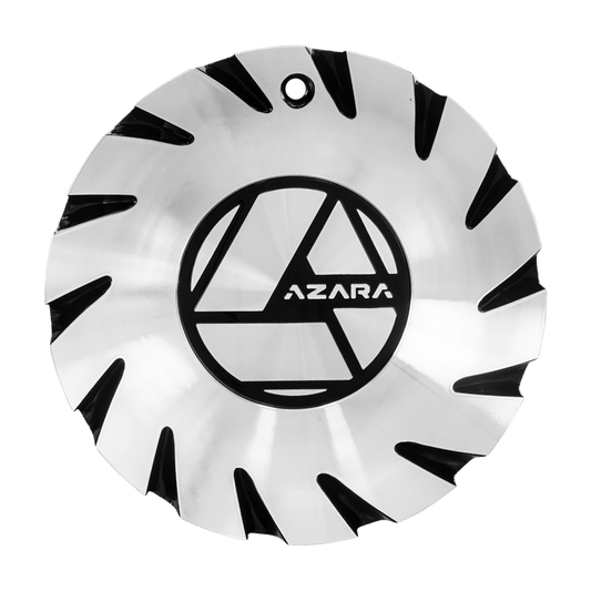 AZA-508 Cap Machined For Black Machined 18", 20", 22", 24", 26", 28", 30", 32" Wheels