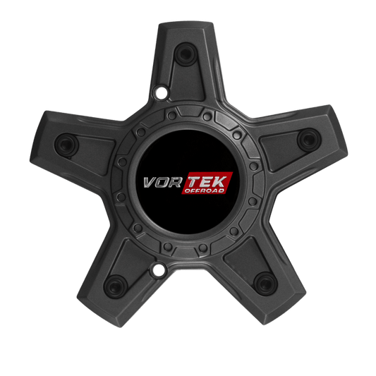 VRP Cap Black for Gloss Black/Black Diamond Cut Ring with Dark Tint 5 Lug VRP-501, VRP-502, VRP-503, VRP-504 Various Sizes