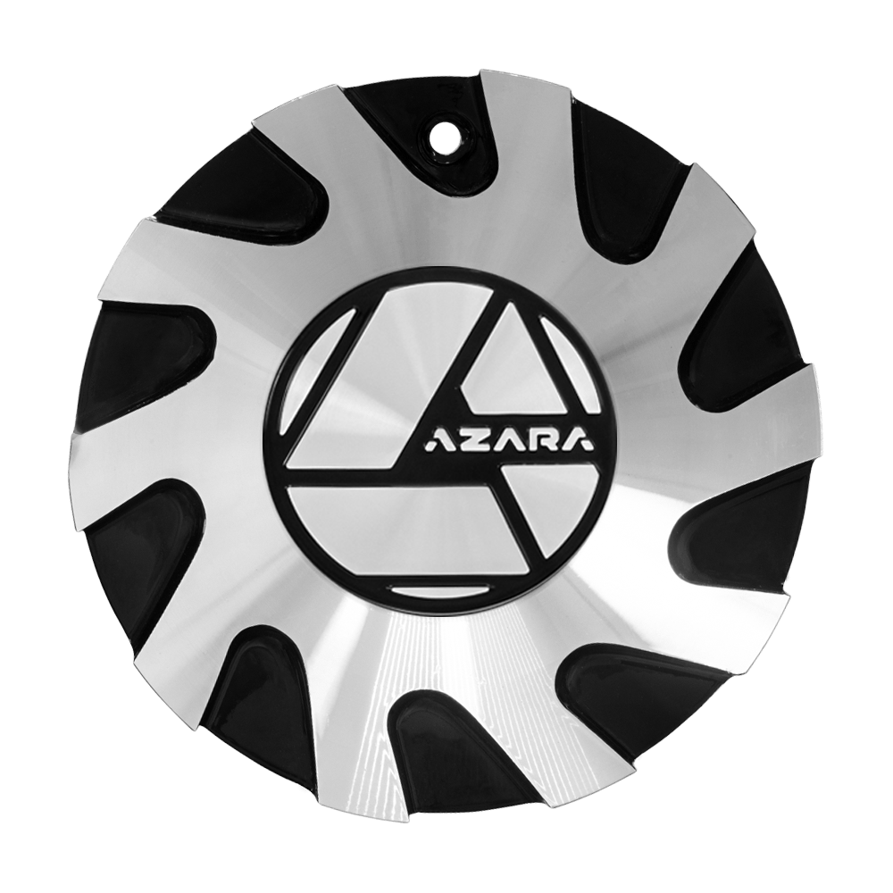 AZA-507 Cap Machined For Black Machined 18", 20", 22", 24", 26", 28", 30", 32" Wheels