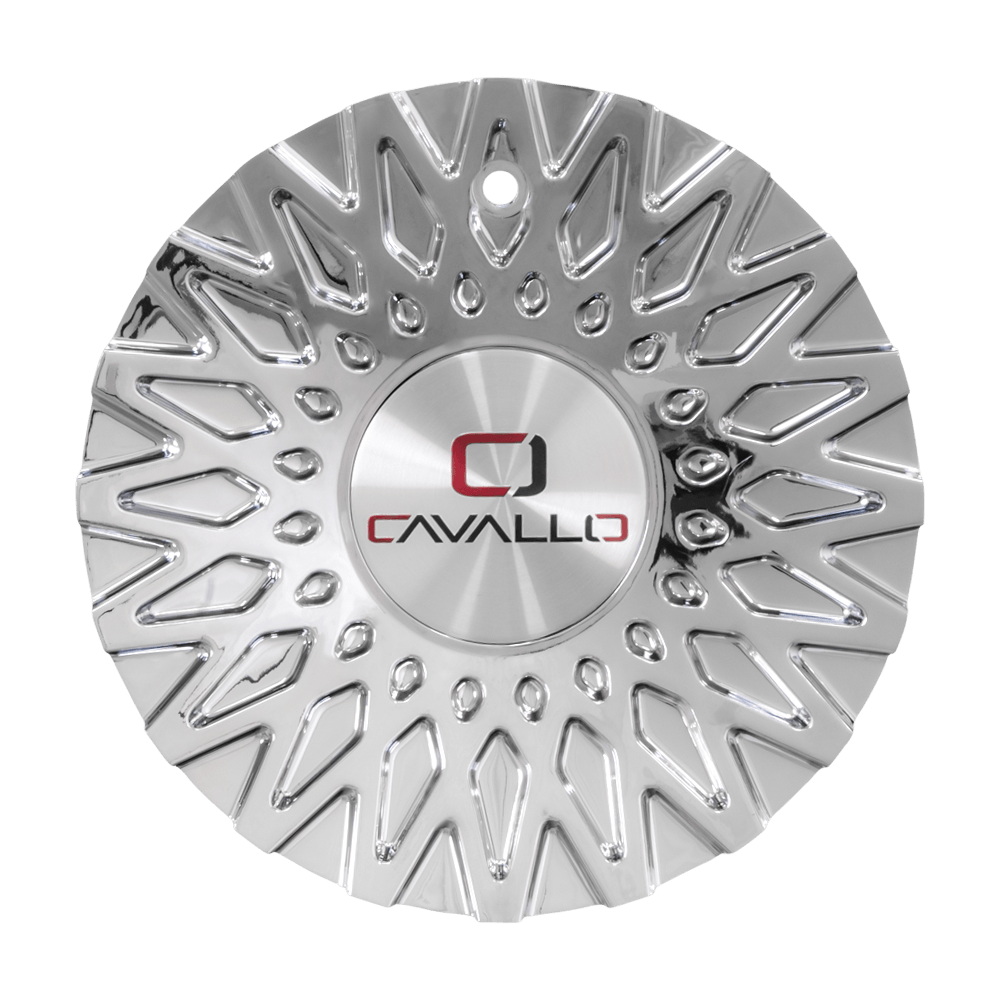 CLV-40 Cap Chrome For Chrome 20", 22" Wheels.