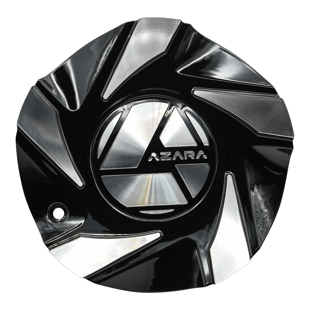 AZA-524 Cap Machined For Black Machined 18", 20", 22" Wheel.