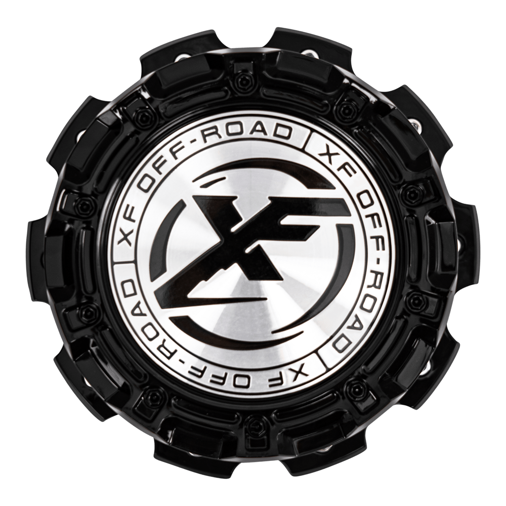 XF-229 Dually, XF-240 Dually Cap For Gloss Black Milled 20", 22", 24", 26", PCD-10x225, Outer wheel.