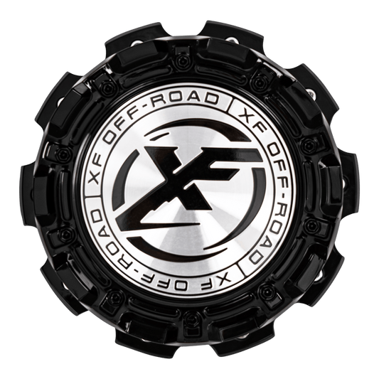 XF-229 Dually, XF-240 Dually Cap For Gloss Black Milled 20", 22", 24", 26", PCD-10x225, Outer wheel.