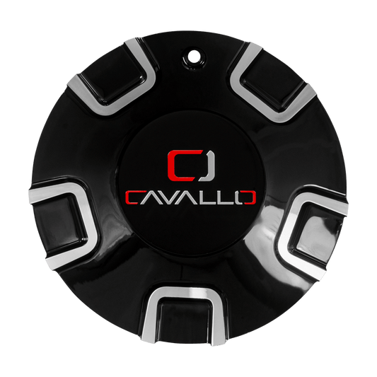 CLV-28 Cap Machined For Black Machined 20", 22" Wheels.
