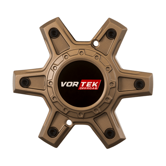 VRT Cap Matte Bronze with Black Bead Ring 6 Lug VRT-601, VRT-602, VRT-603, VRT-604, VRT-608 Various Sizes