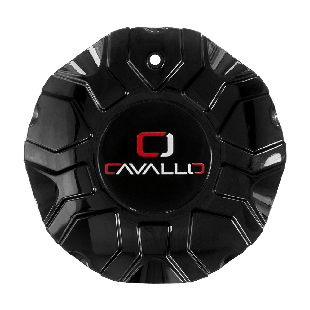 CLV-44 Cap Black For Gloss Black For 18", 20", 22", 24", 26" Wheels.