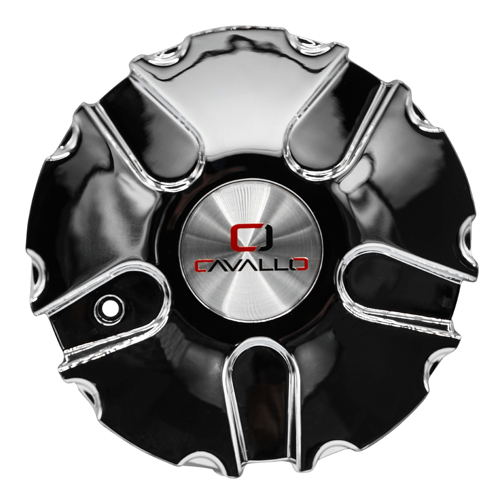 CLV-45 Cap Chrome For Chrome 22x9.5, 24", 26" Wheels.