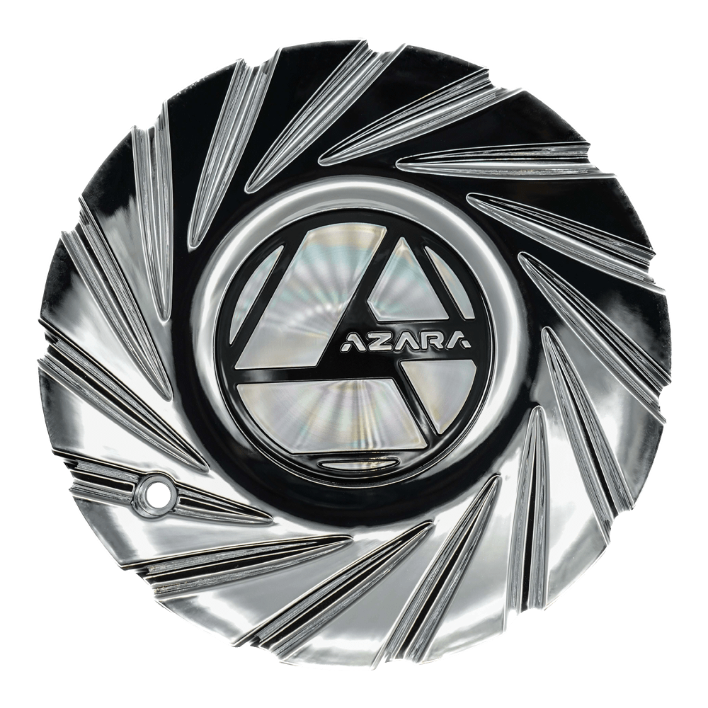 AZA-525 Cap Chrome For Chrome /Nano Chrome For 18", 20", 22", 24", 26", 28", 30" Wheels.