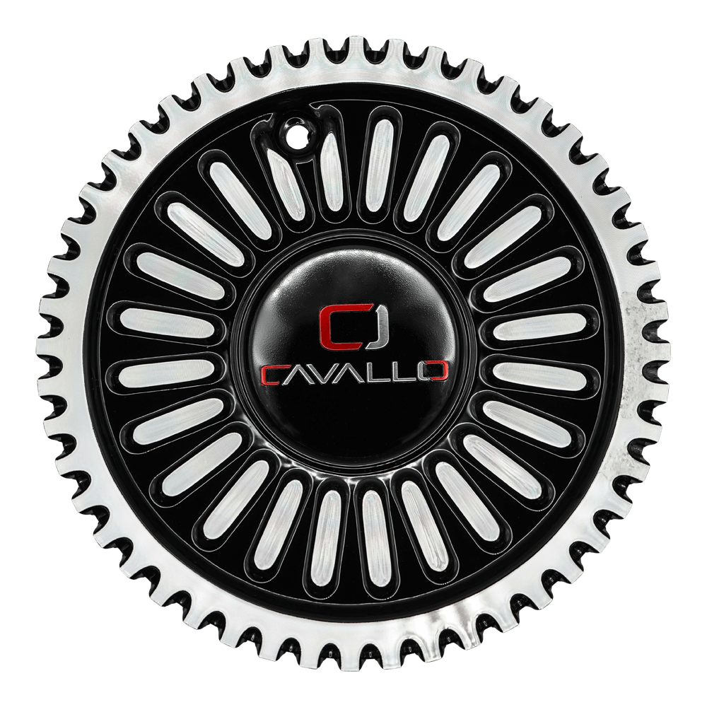 CLV-41 Cap Machined For Black Machined 24", 26" Wheels.