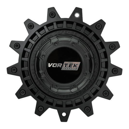 VRD-703 Cap Matte Black For Matte Black 17", 18", 20", 22" 5x lug & 6x lug & 8x lug wheel