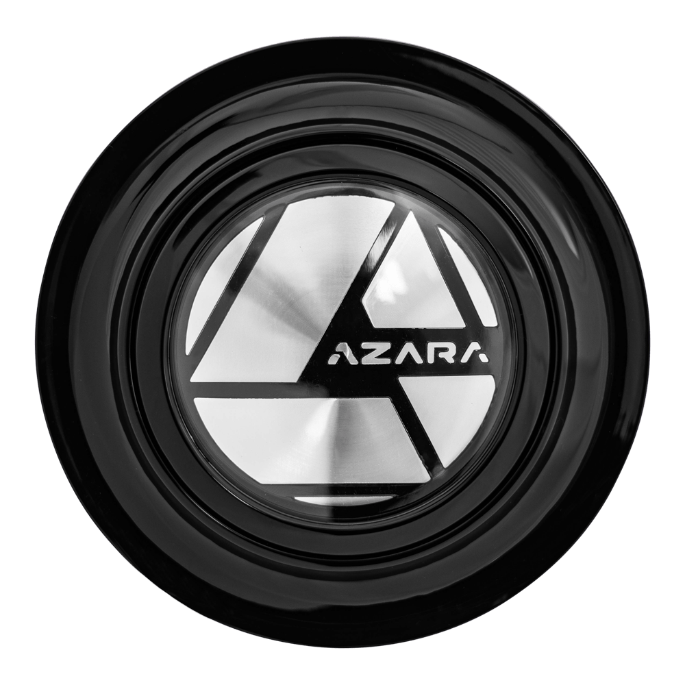 AZX-101, AZX-102, AZX-103 Cap Black For Gloss Black/Gloss Black & Milled (AZX-102 Gloss Black & Machined) 22x9.5, 24", 26", 28", and 30" wheels.