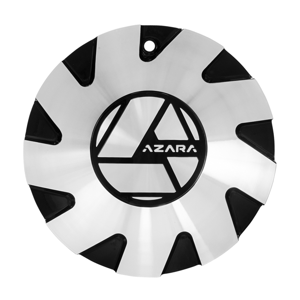 AZA-510 Cap Machined For Black Machined 20", 22", 24" Wheels.