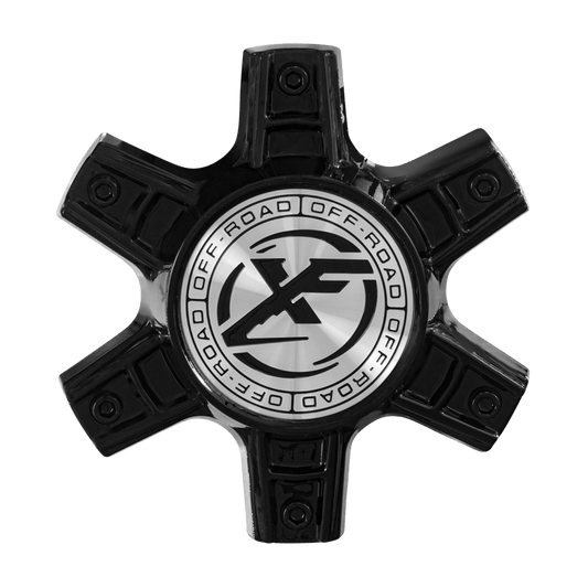 XF Center Cap Satin Black for  ALL SIZE-6H Wheels;  Confirm Pop-In;  Non-Floating Cap