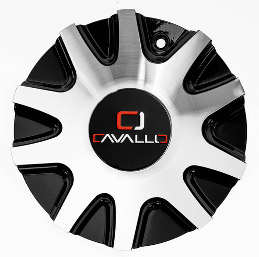 CLV-37 Cap Machined For Black Machined 20", 22", 24", 26" Wheels.