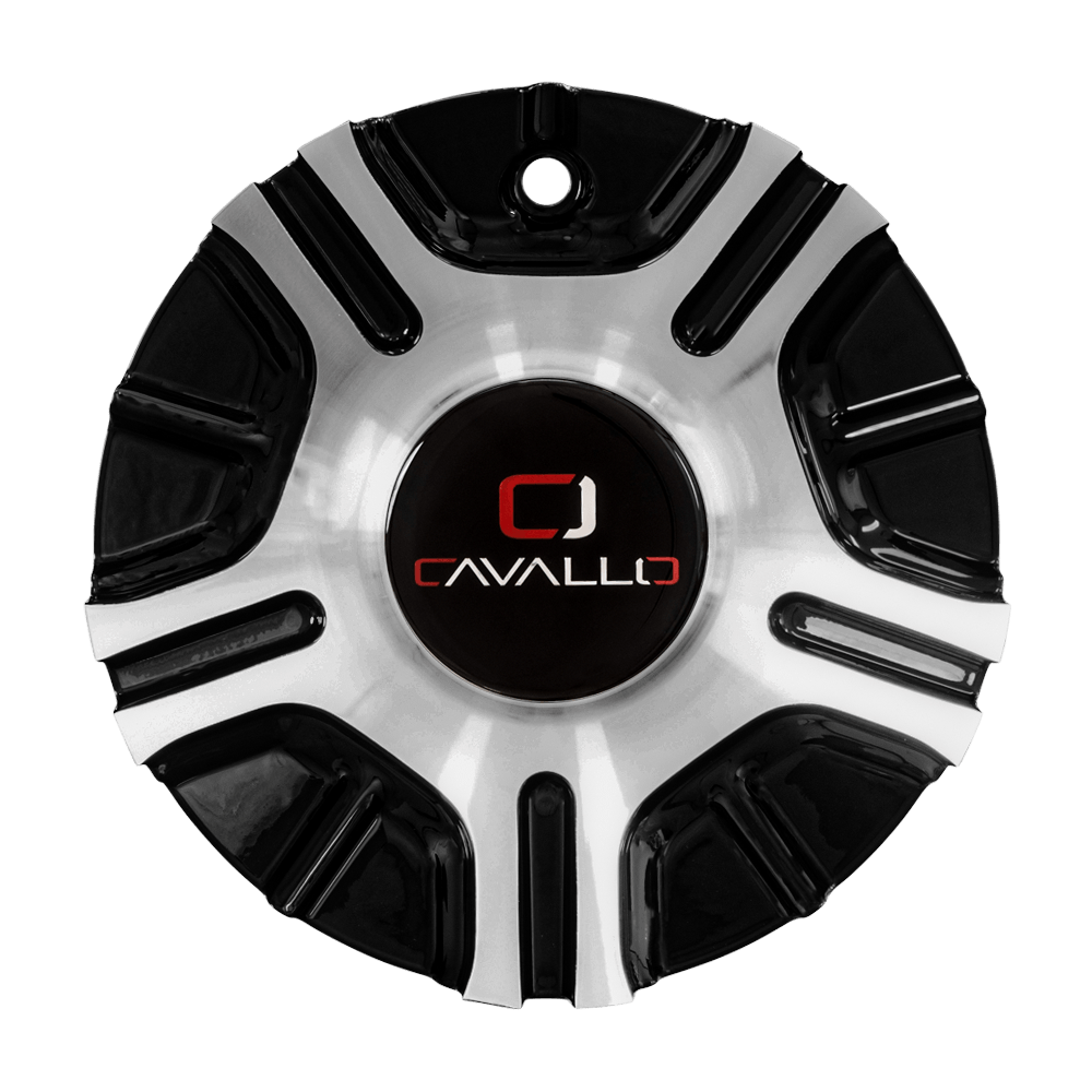 CLV-39 Cap Machined For Black Machined 18" Wheels.