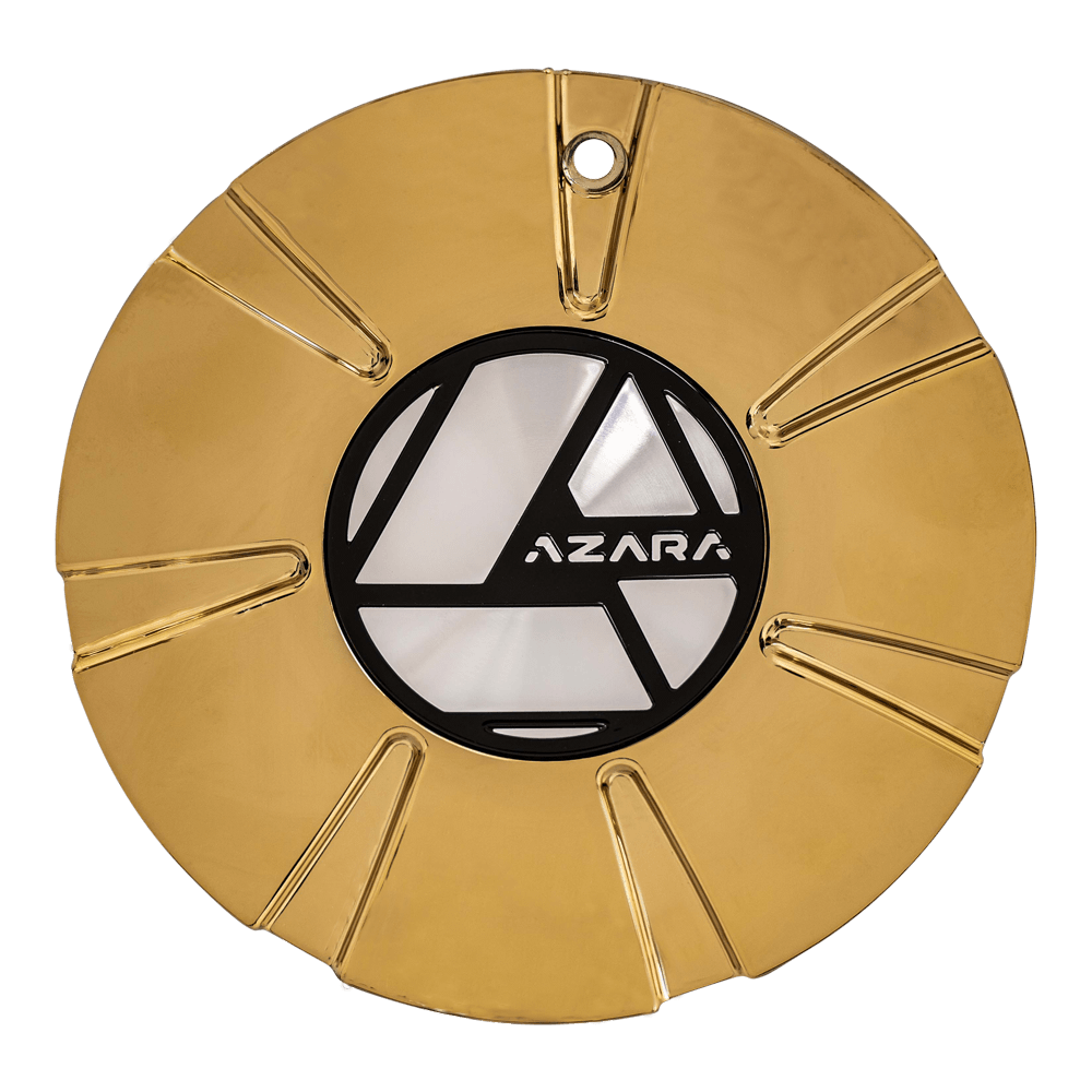 AZA-534 Cap Gold For Nano Gold For 18", 20", 22", 24", 26", 28", 30" Wheels.