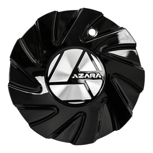 AZA-537 Cap Black For Gloss Black For 18", 20", 22", 24", 26", 28", 30" Wheels.