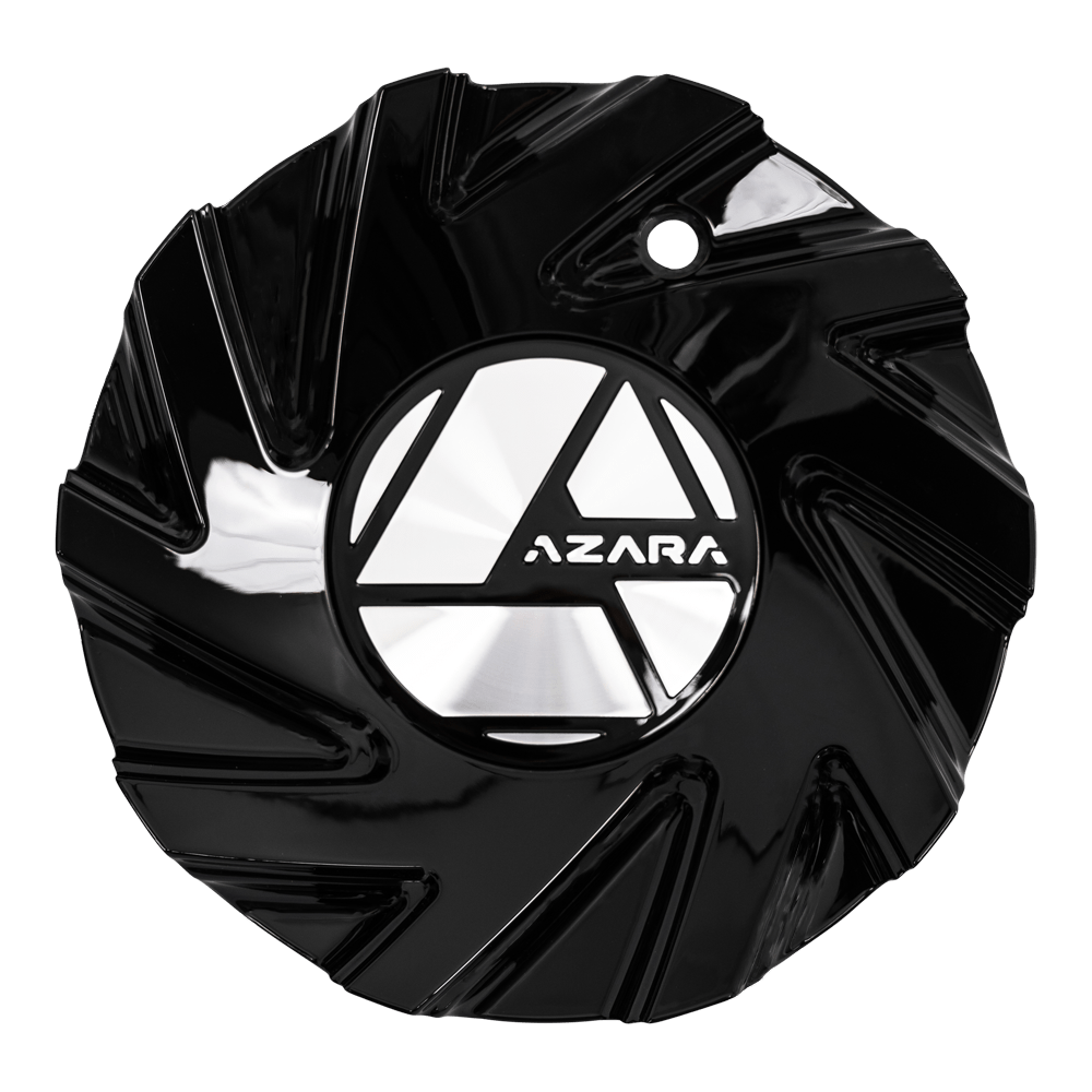 AZA-540 Cap Black For Gloss Black For 18", 20", 22", 24", 26", 28", 30" Wheels.