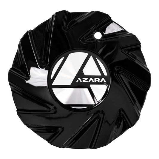 AZA-540 Cap Black For Gloss Black For 18", 20", 22", 24", 26", 28", 30" Wheels.