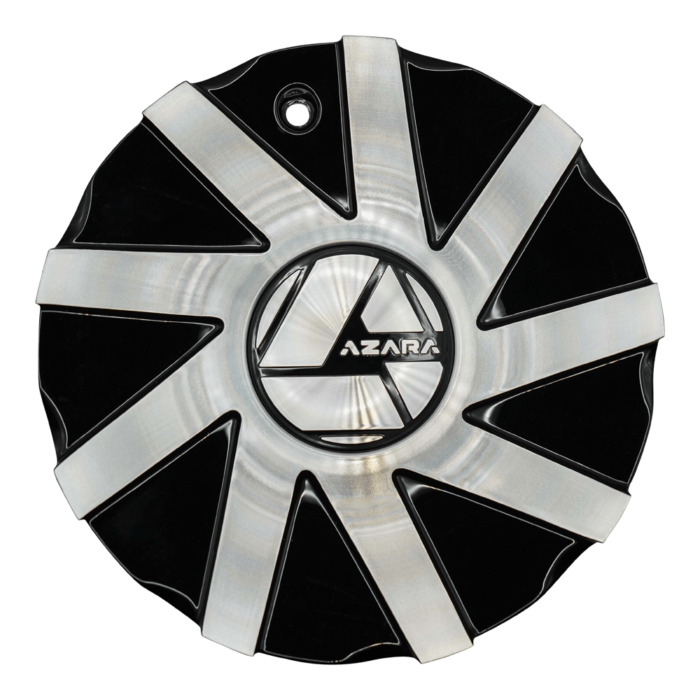 AZA-527 Cap Machined For Black Machined For 18", 20", 22" Wheels.