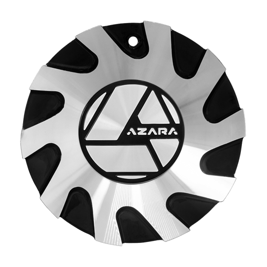 AZA-507 Cap Machined For Black Machined 18", 20", 22", 24", 26", 28", 30", 32" Wheels