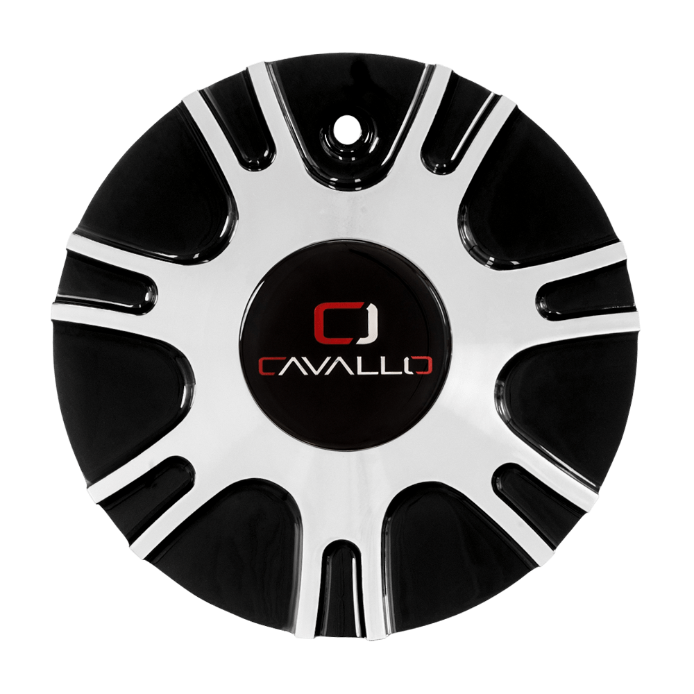 CLV-39 Cap Machined For Black Machined 18" Wheels.