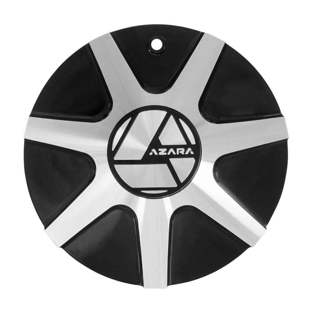 AZA-512 Cap Machined For Black Machined 20", 22", 24" Wheels.