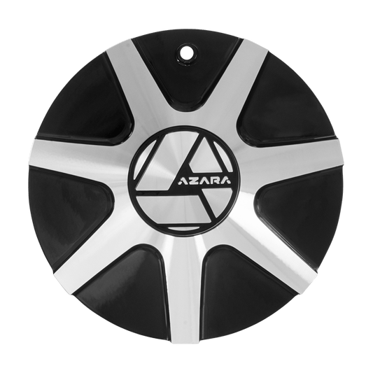 AZA-512 Cap Machined For Black Machined 20", 22", 24" Wheels.