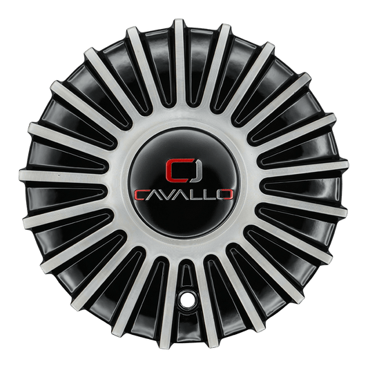 CLV-32 Cap Machined For Black Machined 18" Wheels.